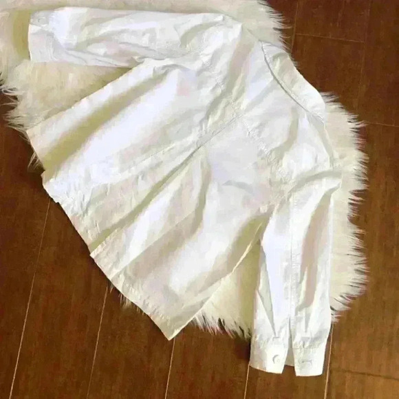 Y2K Dressbarn White Jacket Labeled size 8 also fits M - Picture 3 of 7